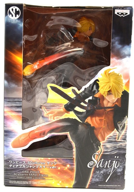 Scultures Sanji Figure Statue Diable Jambe Color Version Banpesto 15 Bandai For Sale Online Ebay