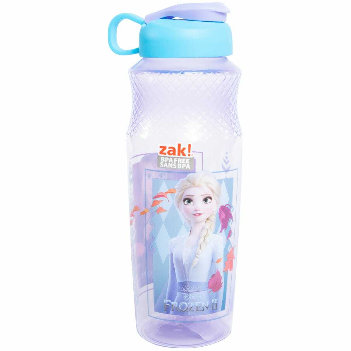 Disney Frozen II BPA Free Water Bottle zak 30 Ounce Purple E