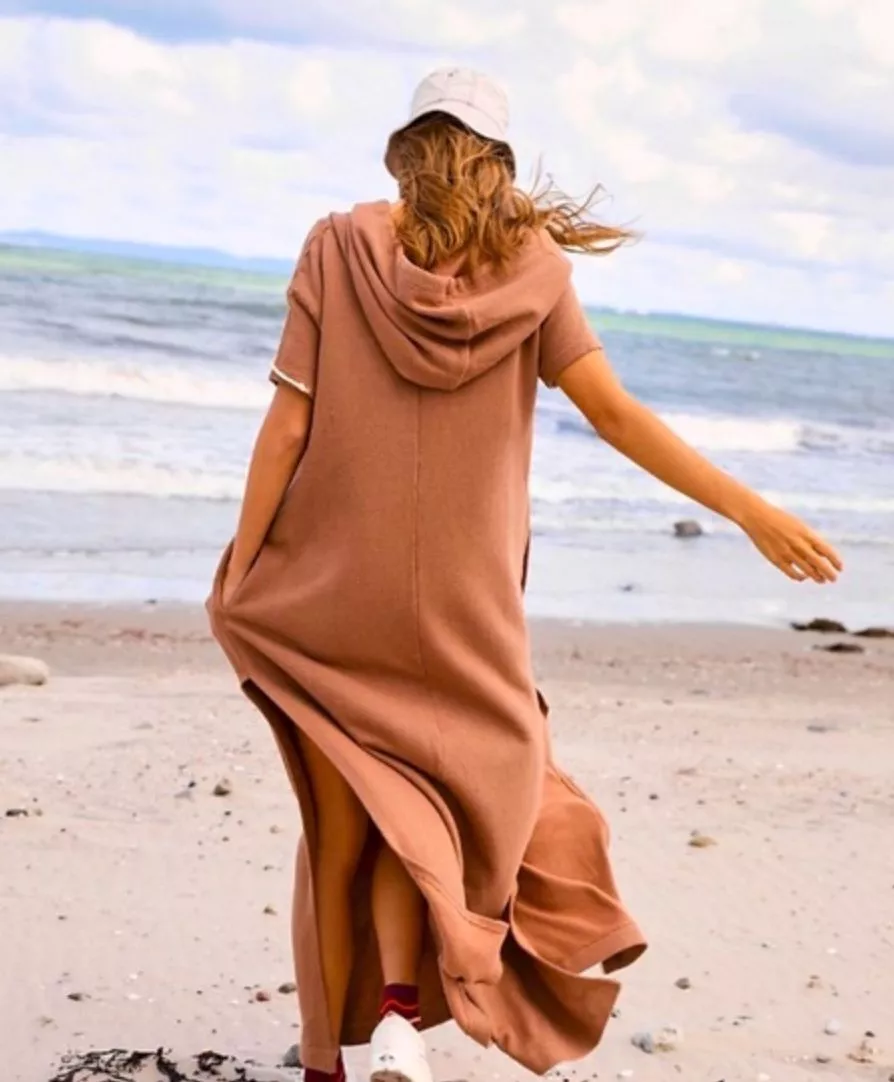 Free People FP Beach Ocean Avenue Hooded Summer Maxi Dress Size XS
