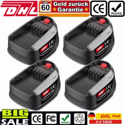 MARKENLOS 2X für Bosch Li-ion Akku PBA 18 V 3,8Ah XL Power For All Alliance 54Wh NEU OVP