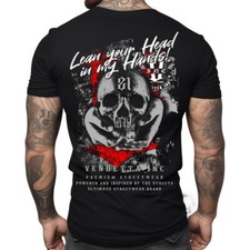 Vendetta Inc. Maglia uomo girocollo manica corta nera Skull Head 21 VD-1238