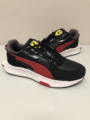 Puma Wild Rider F1 Racing Scuderia Ferrari Black Men s 8 US [306937-01] New