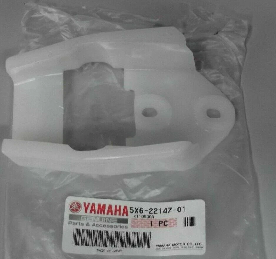Striscia scorri catena cruna pattino originale Yamaha TT350 600 cod 5X62214701 - Immagine 2 di 2