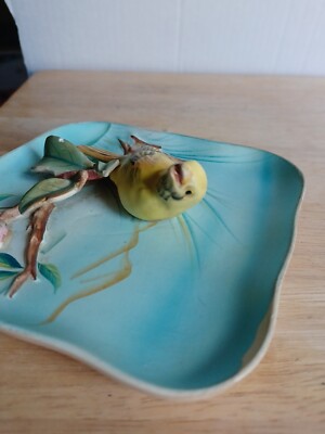 Vtg Napco Ceramics Yellow Canary B2791 Japan 3D Wall Decor Vtg Napco Ceramics Yellow Canary B2791 Japan 3D Wall Decor