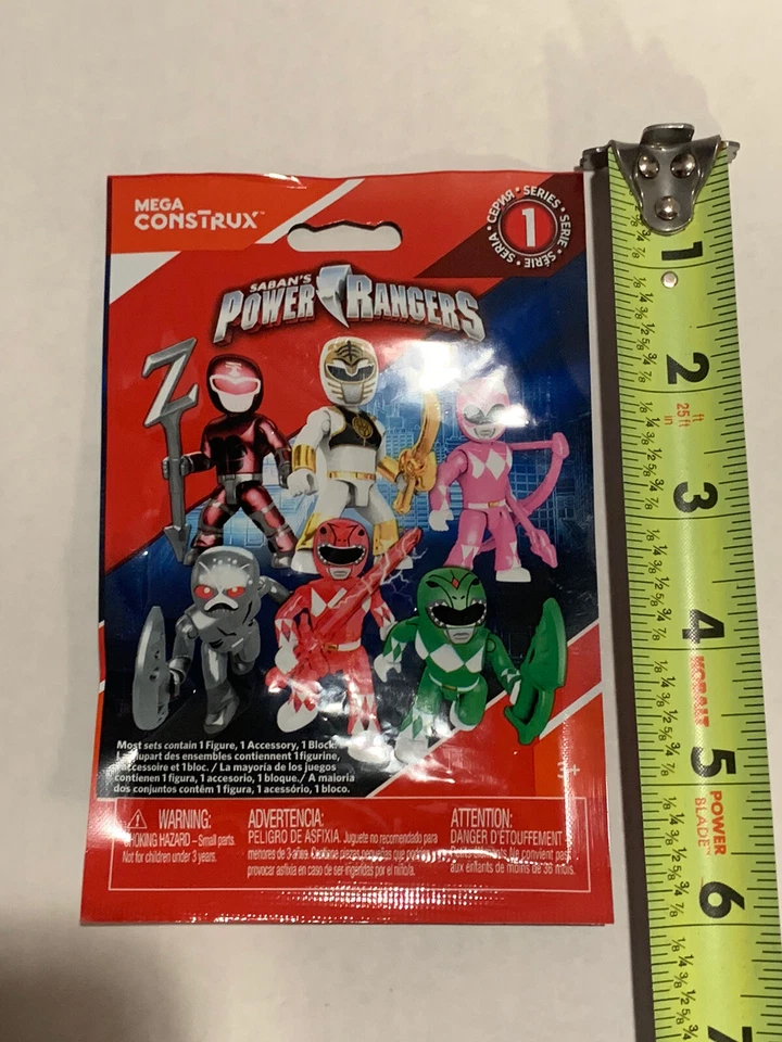 Mega Construx Power Rangers Series 1 Blind Bag Mega Brands Inc 2016 Sealed - Image 4 of 4