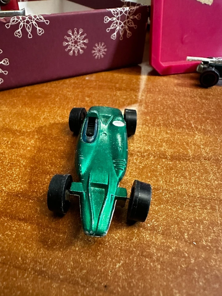 Turbina Shelby Hot Wheels Redline 1969 verde negro interior Grand Prix original Foto 2 de 4