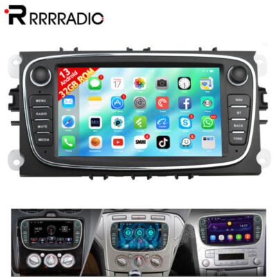 Android Autoradio Für Ford Focus II Mk2 Mondeo C-MAX S-MAX Galaxy GPS Navi WIFI