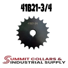 #41 Roller Chain Sprocket, 21 teeth, 3/4" Bore 41B21-3/4" Type B