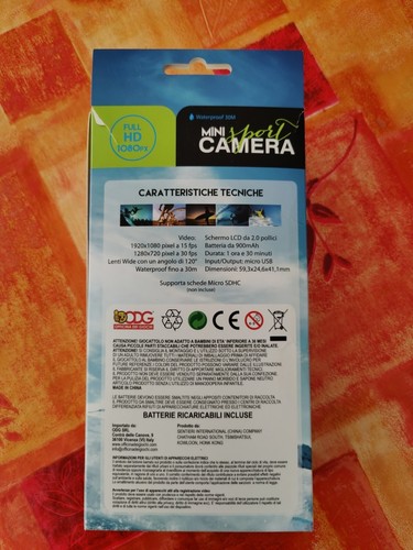 ACTION CAMERA CON ACCESSORI ODG ODG629 - Foto 3 di 4