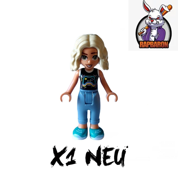 Lego® Friends ● Nova Black Video Game Shirt ● Minifigur ● Frnd604 ● Neu-image