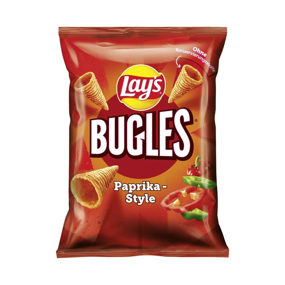 5 LAYS BUGLES Paprika Flavor Chips Snacks Crisps Bundle 110G eBay