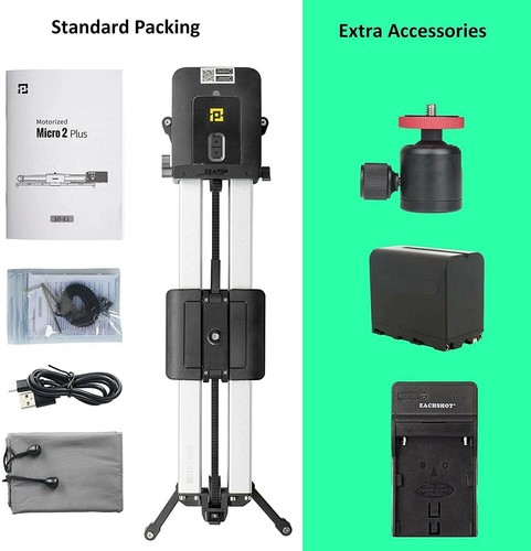 Zeapon Motorized Micro 2 Plus Camera Slider Travel Distance 54cm Double Distance - Bild 6 von 12