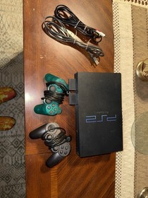 Sony PlayStation 2 Console Bundle w/ Controllers, Memory Cards, 13 Games