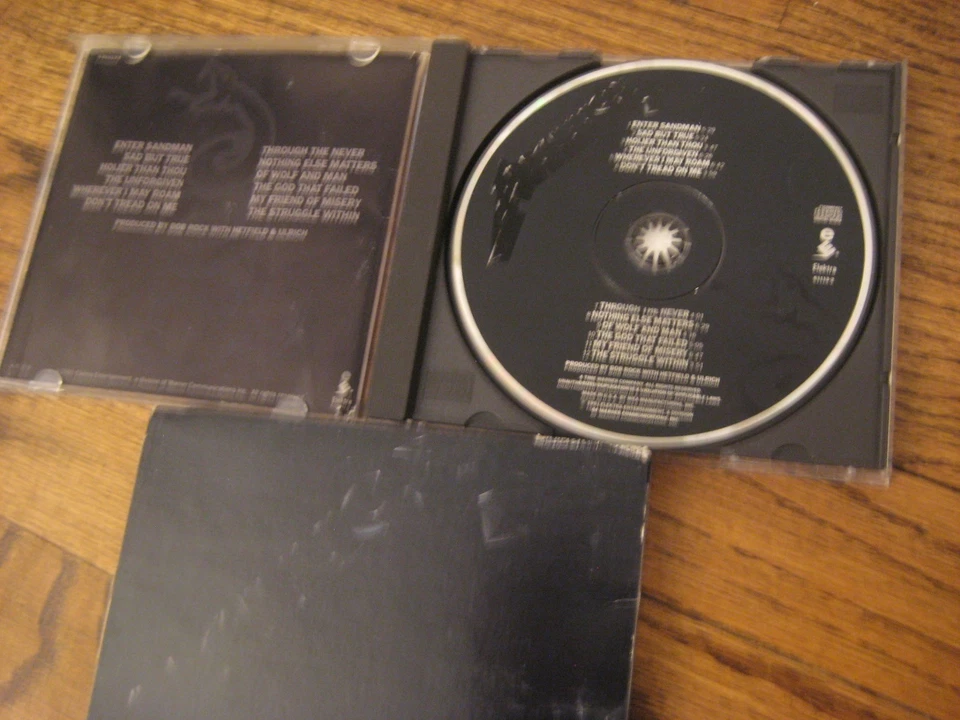 Metallica Black Longbox and Original cd-Rare! Enter Sandman The Unforgiven Foto 3 de 4