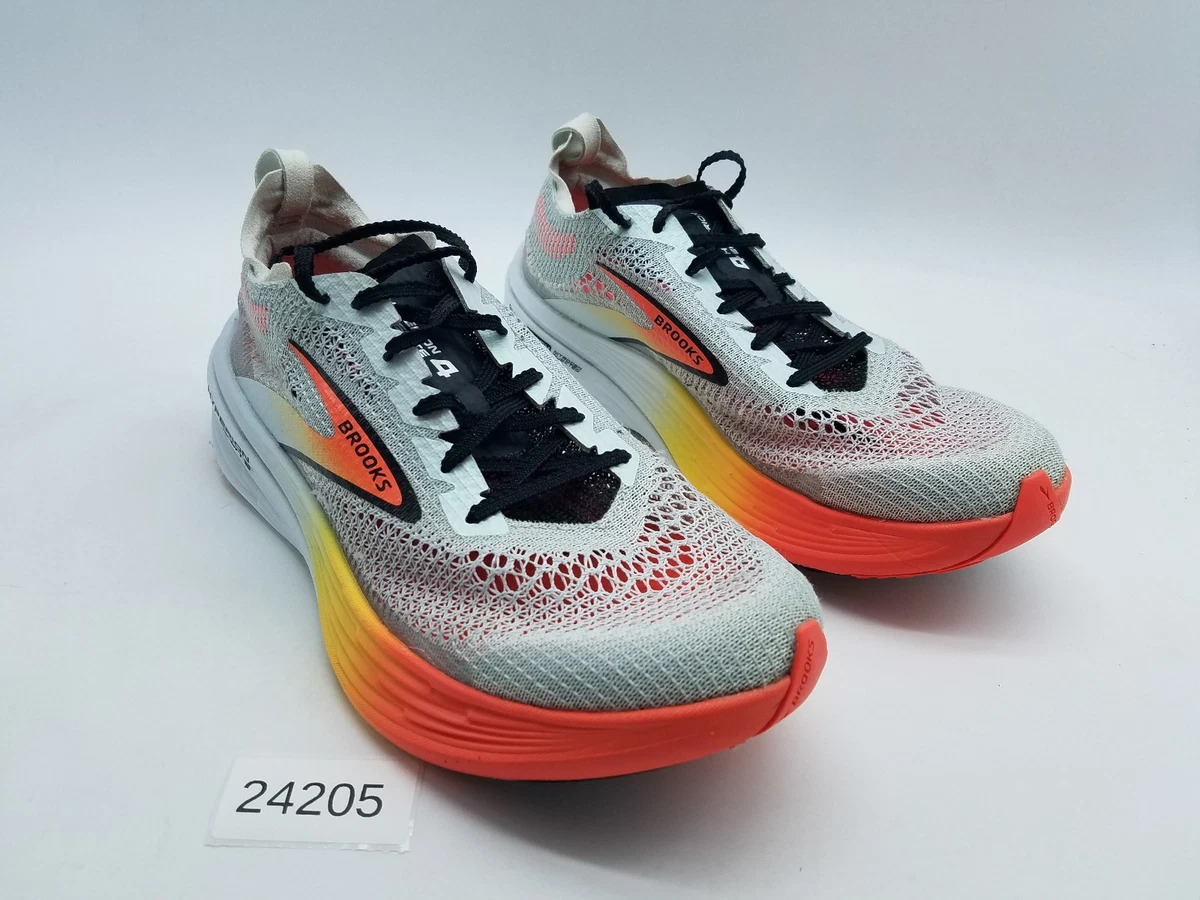 Brooks Hyperion Men’s Running Sneakers “Grey Skylight Red Orange” Size 13 Medium Brooks Hyperion Gray for sale | eBay main image 2