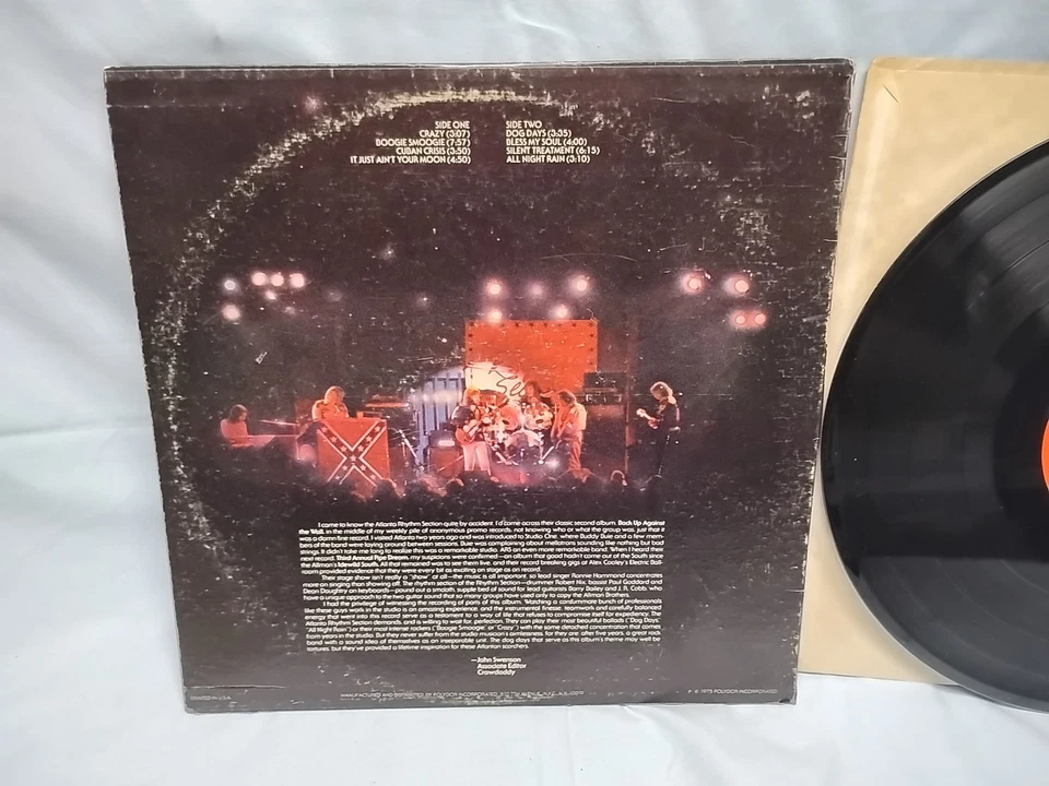 Atlanta Rhythm Section Dog Days Vinyl LP Polydor records PD6041 1975 - Image 4 of 4