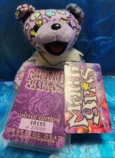 Mardi Gras 7" Grateful Dead Bean Bear With Tag Limited Ed 10185 Liquid Blue
