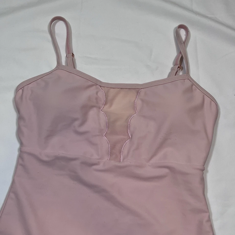 Vintage Y2K BETSEY JOHNSON One Piece Pink Swimsuit Size S Mesh - Image 2 of 4