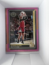 2025 Donruss WNBA #61 Pink Shimmer Alysha Clark Seattle Storm SN