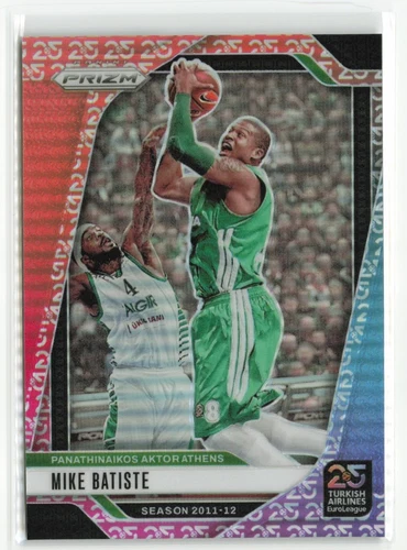 2024-25 Prizm Euroleague Mike Batiste #98 25th Anniversary