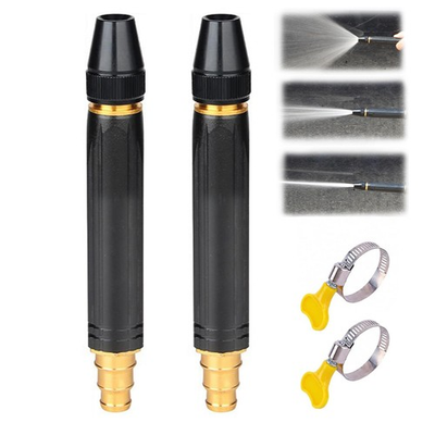 #ad 2 Pack Home High Pressure Car Wash Water with Nozzle and Hose High Pressure ... $15.72