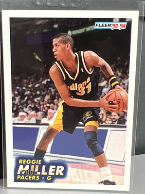 Fleer 1993-94 Reggie Miller #85 Indiana Pacers Basketball NBA Trading Card
