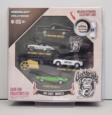 Greenlight Hollywood Gas Monkey Garage Juego de 4 Coches Coleccionista 1:64 Diecast Nuevo