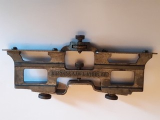 VINTAGE SIMONDS SAW & STEEL CO. JOINTER CROSSCUT SAW TOOTH TOOL USA