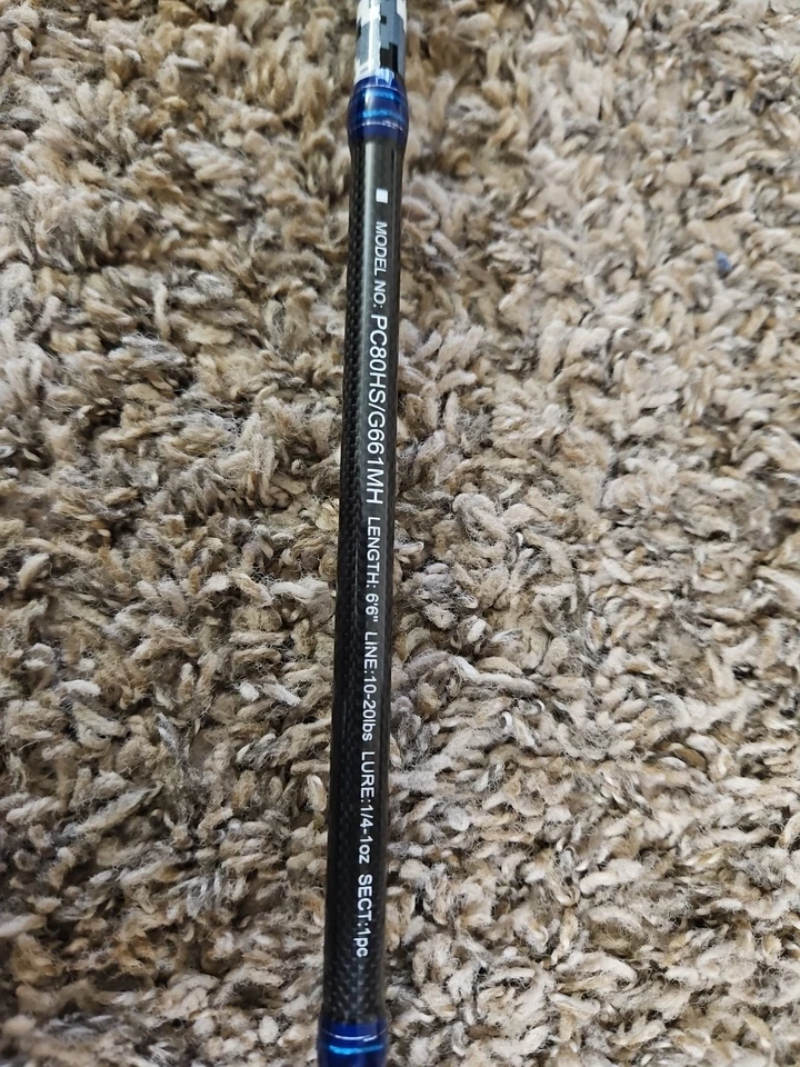 Daiwa Procaster 80 Baitcast Rod 6'6" Meadio Pesado PC80HS/G661MH Foto 2 de 4