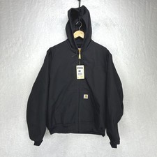 Carhartt Sandstone Active Jacket Thermal Lined Mens Medium J131 BLK Black NWT