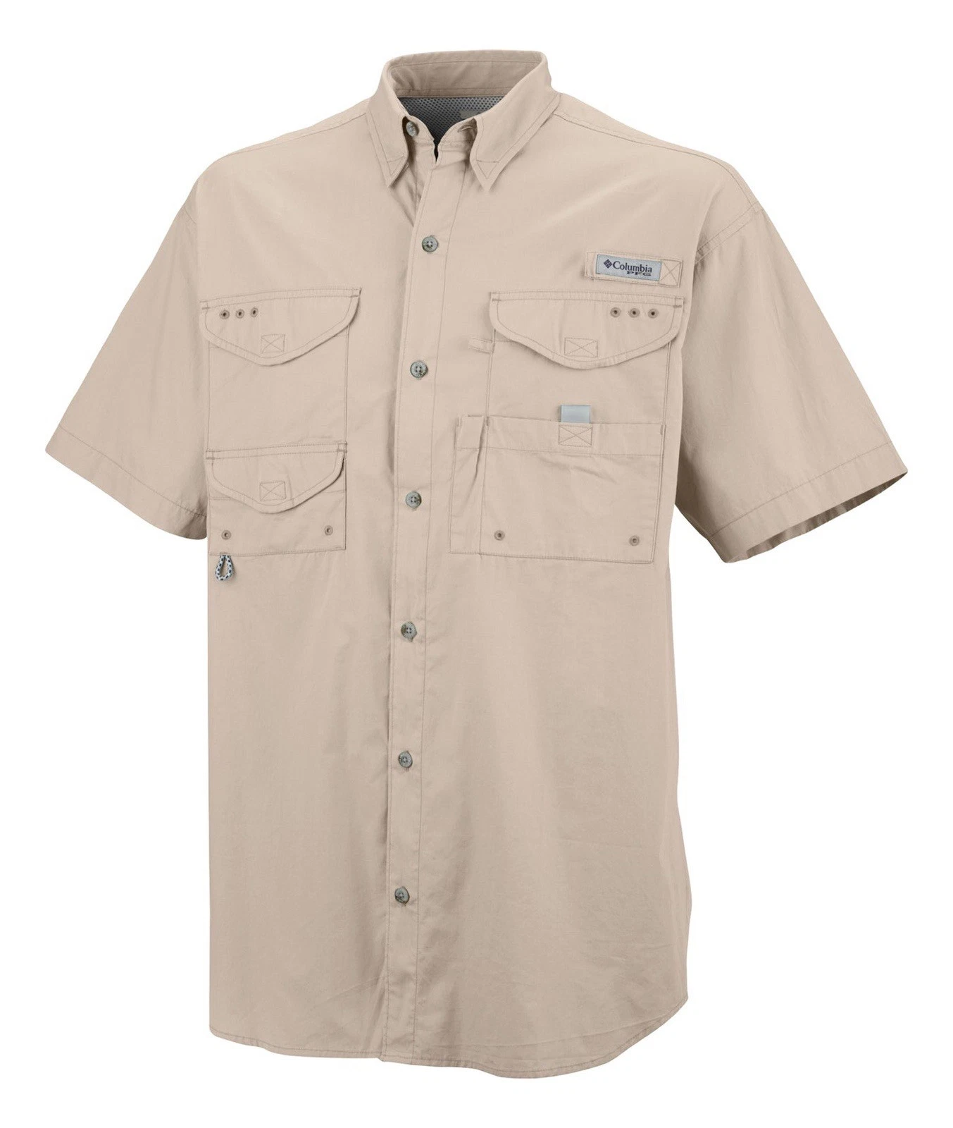 Columbia PFG Bonehead Short Sleeve Shirt - Fossil Men’s Small New
Opens in a new window or tab