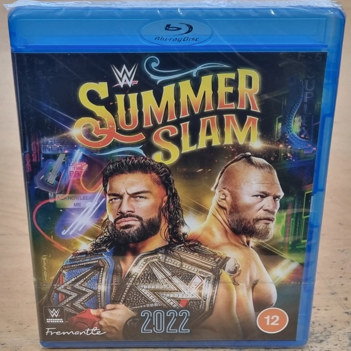 WWE SummerSlam 2022 Blu-Ray PAL New & Sealed Wrestling