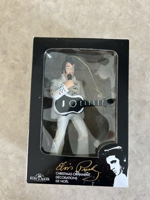 Elvis Presley White Jumpsuit Guitar Collectible Christmas Ornament Kurt S. Adler