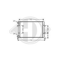 1X KüHler, MotorküHlung Diederichs DCM3439 Passend FüR Audi Seat Skoda VW