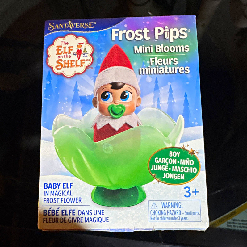 The Elf on the Shelf SantaVerse Frost Pips Mini Blooms Baby Elf Boy, Mini