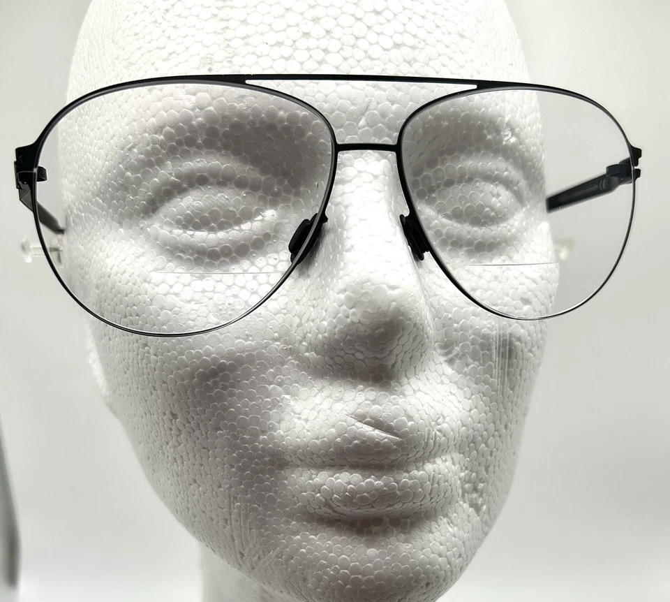 MIKITA NO. 1 marco de gafas Sun Dixon negro mate 57-13-140 Alemania estuche y tela Foto 2 de 4