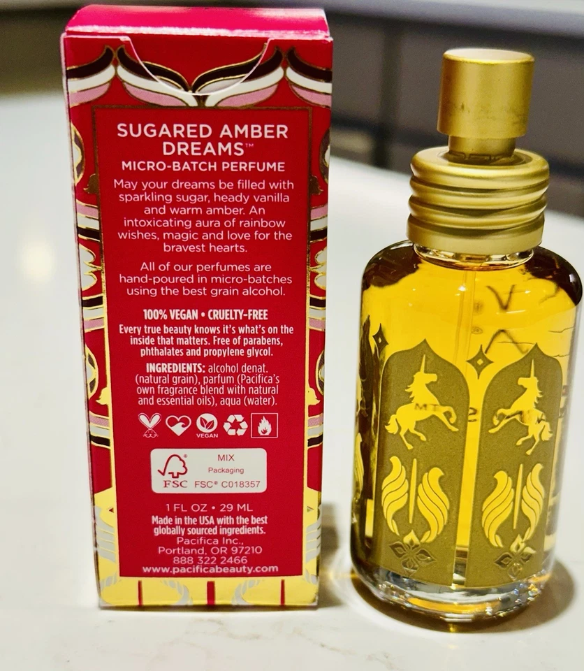 ⭐️ PACIFICA Sugared Amber мечты микро партии духи 1 унц спрей. Снят с производства - Изображение 4 из 4