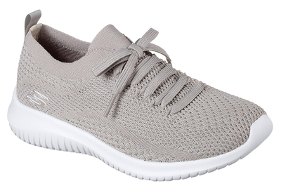 skechers beige ultra flex statements trainers