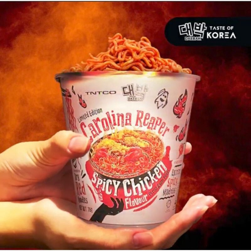 Instant Noodles Daebak Carolina Reaper Spicy Chicken Flavour 78g