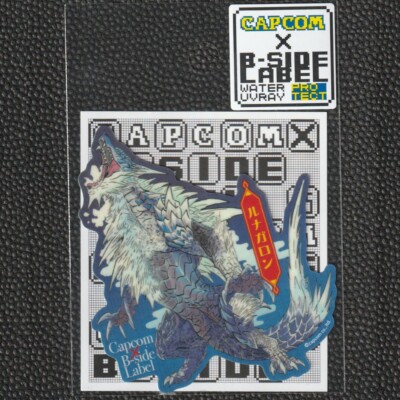 CAPCOM x B-Side Label Sticker MONSTER HUNTER Rise Sun Bleak Lunagaron Japanese
