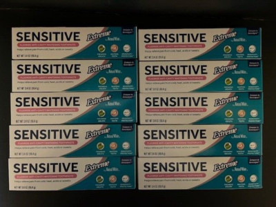 10x- Natural White Sensitive Extreme Fluoride Anti Cavity Whitening Toothpaste