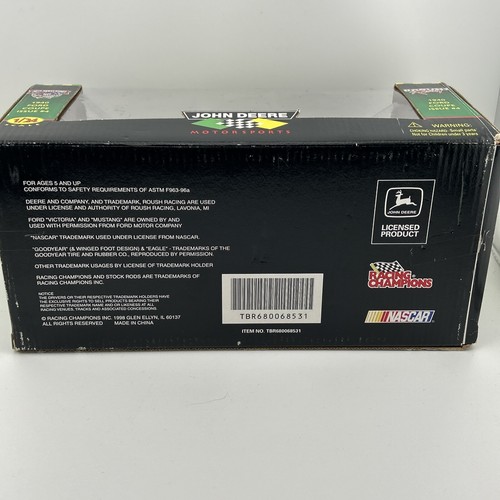 NEU IM KARTON JOHN DEERE MOTORSPORT NASCAR #97 CHAD LITTLE 1940 FORD COUPE LAGERSTÄBE 1:24 - Bild 7 von 7