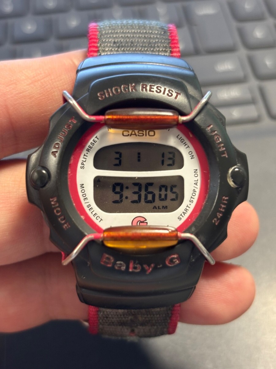 CASIO G-Shock Baby-G Women BG-202 Module 1523 1990 Model in good