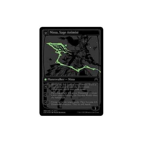 MTG FOIL Nissa, Vastwood Seer  Nissa Sage Animist SDCC 2015  - Promo: General - Image 2 of 2