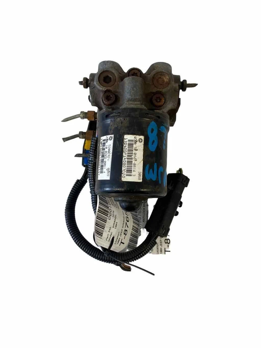 1994 JEEP WRANGLER ABS PUMP + MODULE P/N: 52006871 | eBay