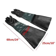 1 Pair Heavy Duty Sandblasting Gloves For Sand Blast Cabinet
