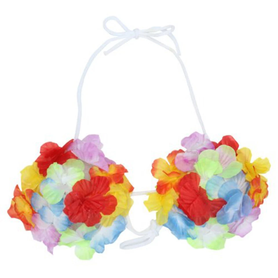 Kits de adornos 5 en 1 para mujer adultos hawaiano hula hierba falda niños Foto 3 de 4