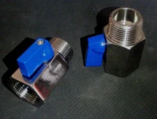 STAINLESS STEEL MINI 1/4" NPT BALLVALVE M - F REDUCD PORT MBV025MF