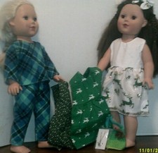 18"Doll Clothes made to fit A Girl My Life etc- Lot 0f 7-Dresses,Necklac, YA2