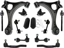 Front and Rear Control Arm Ball Joint Tie Rod and Sway Bar Link Kit fits 23YZTG